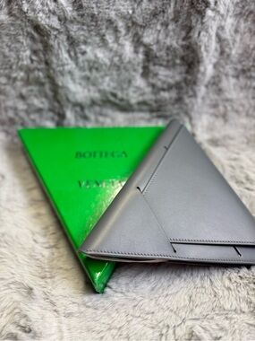 Bottega Veneta Triangle Leather Covered Notebook Memo Pad